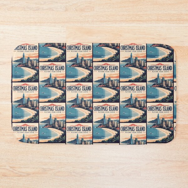 Item preview, Flying Fish Cove Christmas Island Vintage Travel designed and sold by TravelersGems.
