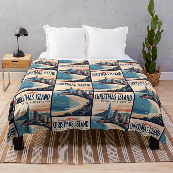 Item preview, Flying Fish Cove Christmas Island Vintage Travel designed and sold by TravelersGems.