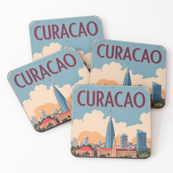 Item preview, Willemstad Curacao Vintage Travel Tourism designed and sold by TravelersGems.