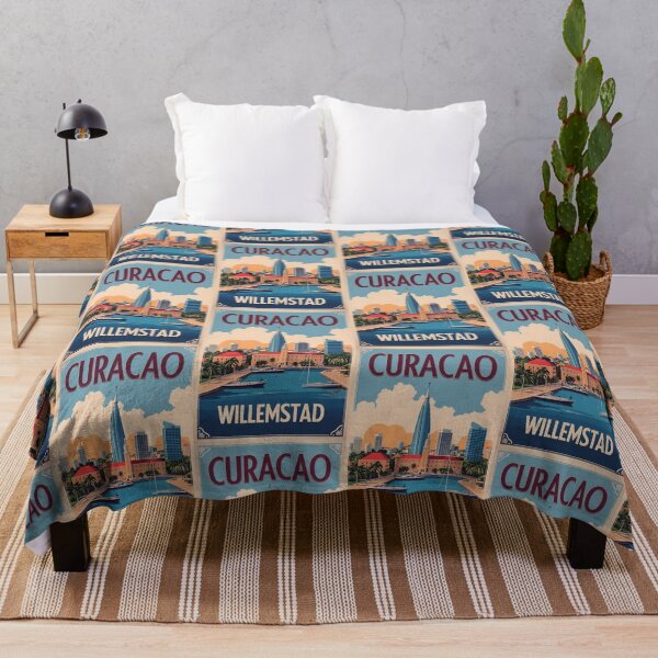 Item preview, Willemstad Curacao Vintage Travel Tourism designed and sold by TravelersGems.