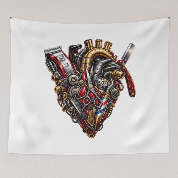 Item preview, Barber Tools Vintage Streetwear designed and sold by VYBORA Studio.