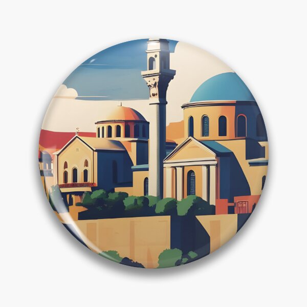 Item preview, Nicosia Cyprus Vintage Travel Tourism designed and sold by TravelersGems.