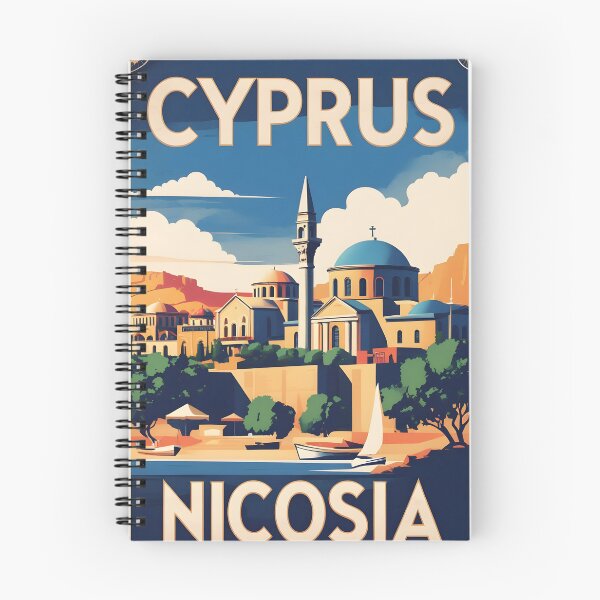 Item preview, Nicosia Cyprus Vintage Travel Tourism designed and sold by TravelersGems.