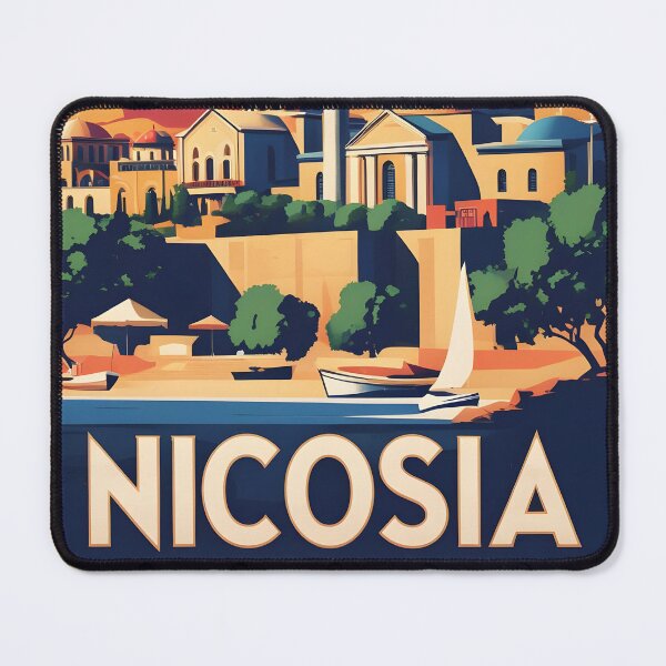 Item preview, Nicosia Cyprus Vintage Travel Tourism designed and sold by TravelersGems.
