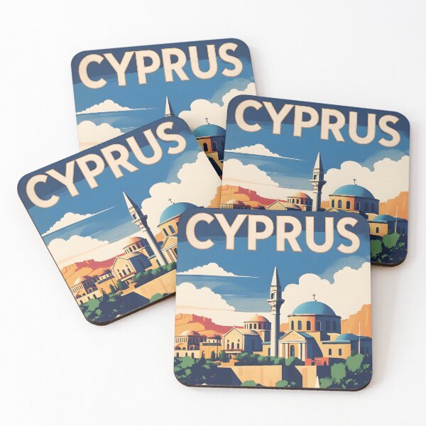 Item preview, Nicosia Cyprus Vintage Travel Tourism designed and sold by TravelersGems.