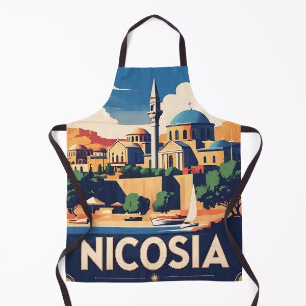 Item preview, Nicosia Cyprus Vintage Travel Tourism designed and sold by TravelersGems.