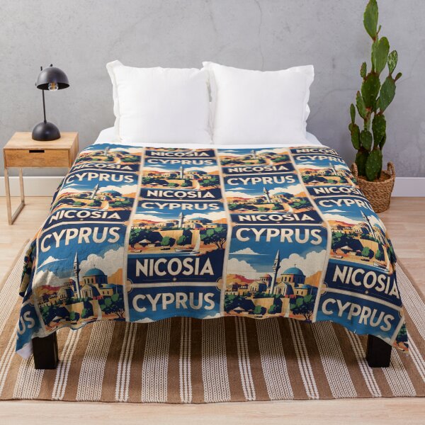Item preview, Nicosia Cyprus Vintage Travel Tourism designed and sold by TravelersGems.