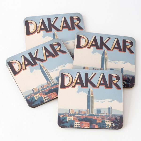 Artikelvorschau, Dakar, Senegal, Vintage-Reisen, Tourismus entworfen und verkauft von TravelersGems.