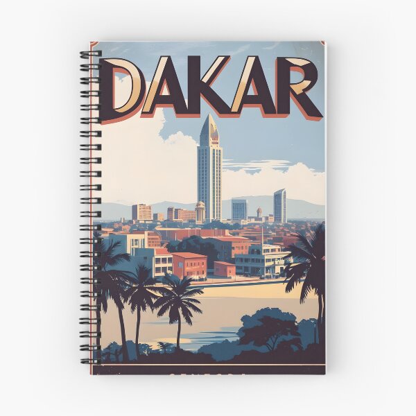 Item preview, Dakar Senegal Vintage Travel Tourism designed and sold by TravelersGems.