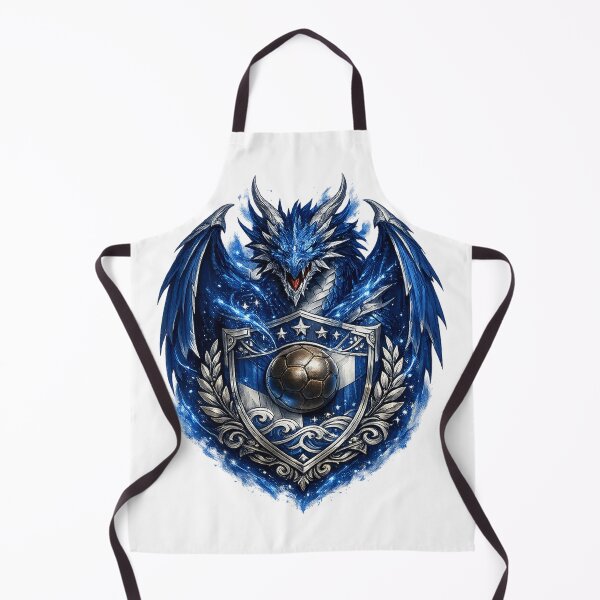 Item preview, Blue Dragon Football Emblem – Fantasy Soccer Heritage designed and sold by TroviTutto.
