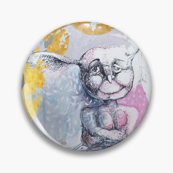 Item preview, Loneliness Of Toys Stories - The Clown and the Flying Gargoyle (drawing by ACCI) designed and sold by VanyssaGraphics.