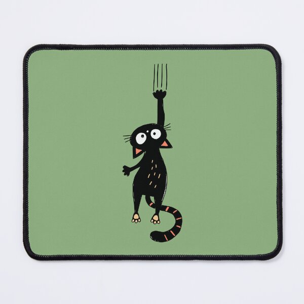 Item preview, Hanging On Black Cat Scratching Wall designed and sold by Studio Bootleg.
