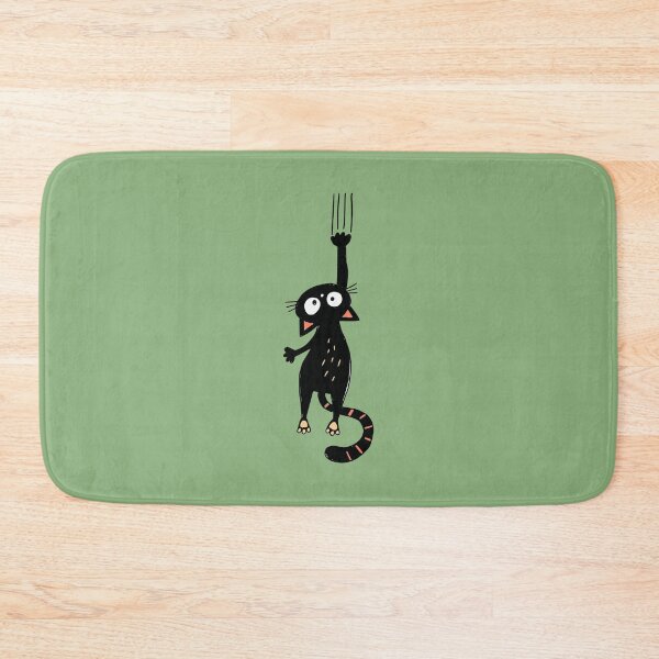 Item preview, Hanging On Black Cat Scratching Wall designed and sold by Studio Bootleg.