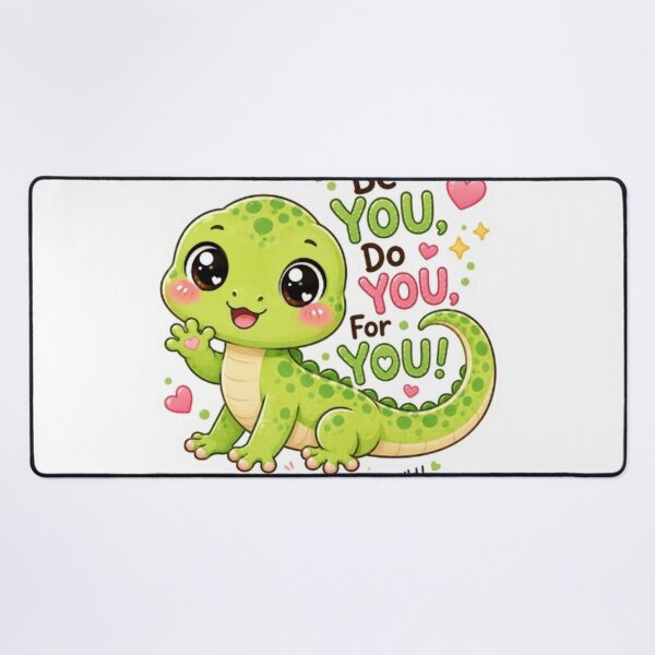 Item preview, Cute Kawaii Lizard sticker| Funny Gecko sticker | Be You Do You sticker| Cute Animal Gift | Kawaii Reptile Mug designed and sold by Vegasstickers.