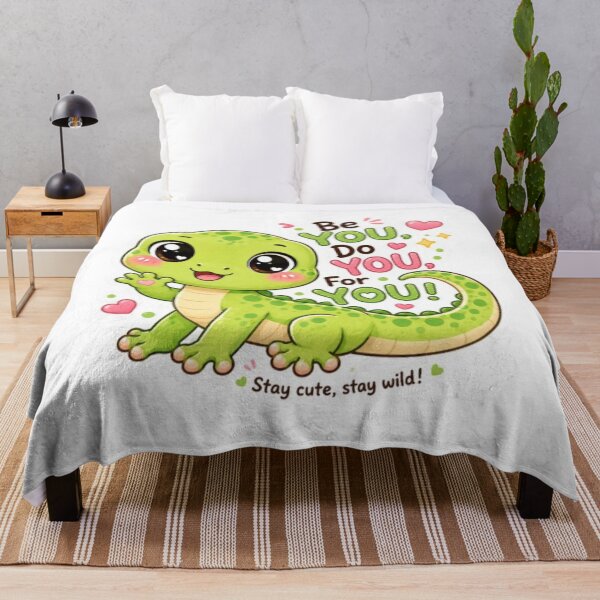 Item preview, Cute Kawaii Lizard sticker| Funny Gecko sticker | Be You Do You sticker| Cute Animal Gift | Kawaii Reptile Mug designed and sold by Vegasstickers.