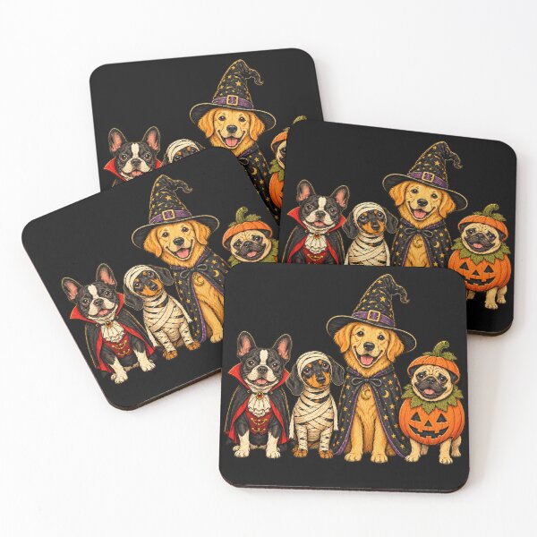Item preview, Halloween Dogs in Costumes – Cute Vintage Dog Halloween designed and sold by creativebymateo.