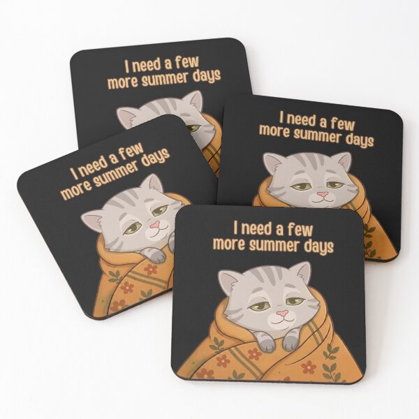 Item preview, I Need a Few More Summer Days Funny Autumn Cat designed and sold by T-version.