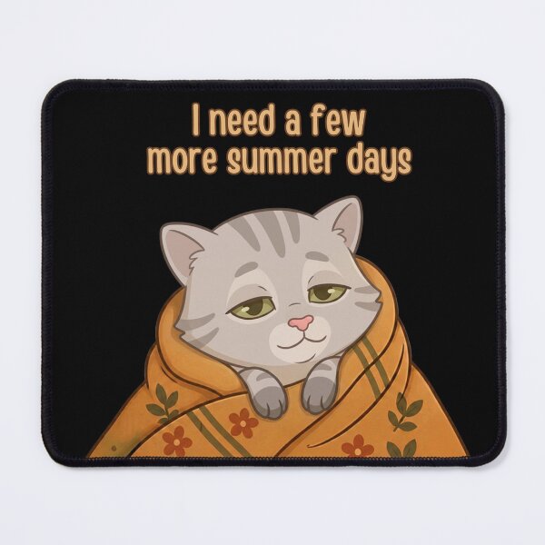 Item preview, I Need a Few More Summer Days Funny Autumn Cat designed and sold by T-version.