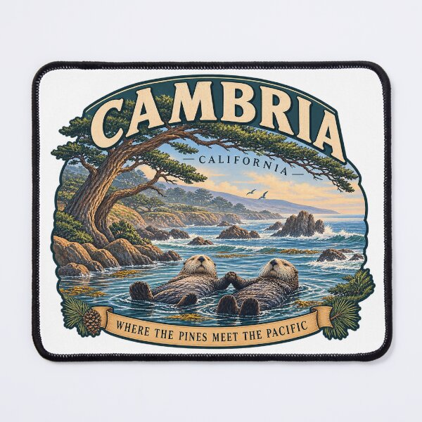 Item preview, Cambria California Where the Pines Meet the Pacific designed and sold by Past in Threads.