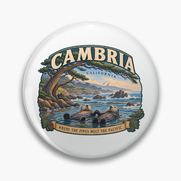 Item preview, Cambria California Where the Pines Meet the Pacific designed and sold by Past in Threads.