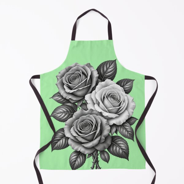 Item preview, Black and White Three Roses Floral Art designed and sold by Print Print On.