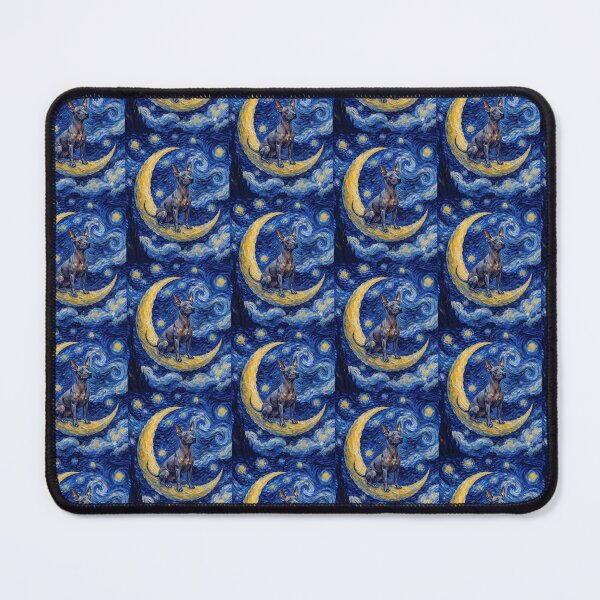 Item preview, Funny Xoloitzcuintli Xolo Starry Night Painting Cute Moon Stars Mom Dad Kids designed and sold by FurryHavenPH.