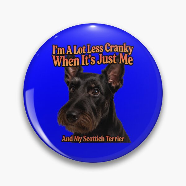 Item preview, I’m Less Cranky When It’s Just Me And My Scottish Terrier designed and sold by fantasticdesign.