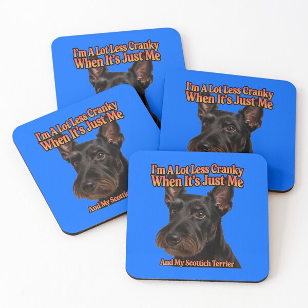 Item preview, I’m Less Cranky When It’s Just Me And My Scottish Terrier designed and sold by fantasticdesign.