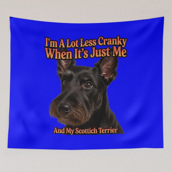 Item preview, I’m Less Cranky When It’s Just Me And My Scottish Terrier designed and sold by fantasticdesign.