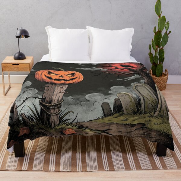 Item preview, Spooky Halloween cemetery designed and sold by MagelliShop.