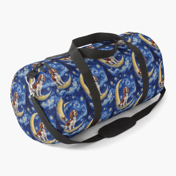 Item preview, Funny Welsh Springer Spaniel Starry Night Painting Cute Moon Stars Mom Dad Kids designed and sold by FurryHavenPH.