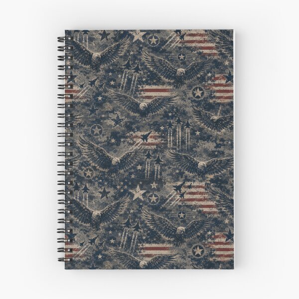 Item preview, Vintage Patriotic Freedom Aviation Grunge Pattern designed and sold by Military Insignia Products.