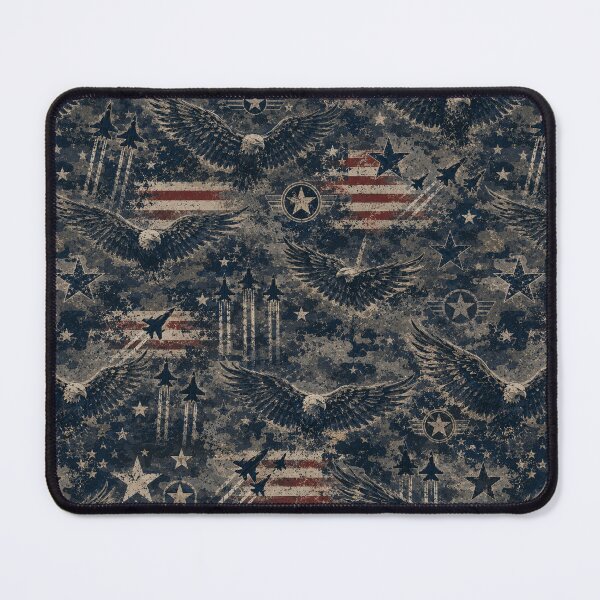 Item preview, Vintage Patriotic Freedom Aviation Grunge Pattern designed and sold by Military Insignia Products.