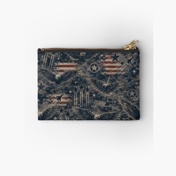 Item preview, Vintage Patriotic Freedom Aviation Grunge Pattern designed and sold by Military Insignia Products.