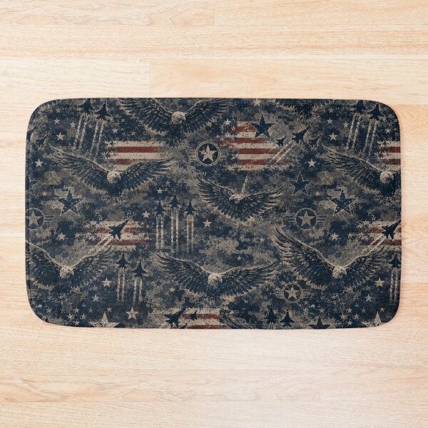 Item preview, Vintage Patriotic Freedom Aviation Grunge Pattern designed and sold by Military Insignia Products.