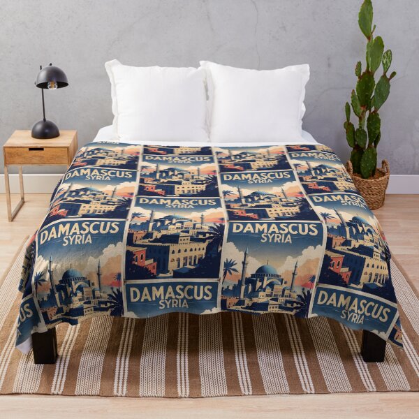 Item preview, Damascus Syria Vintage Travel Tourism designed and sold by TravelersGems.