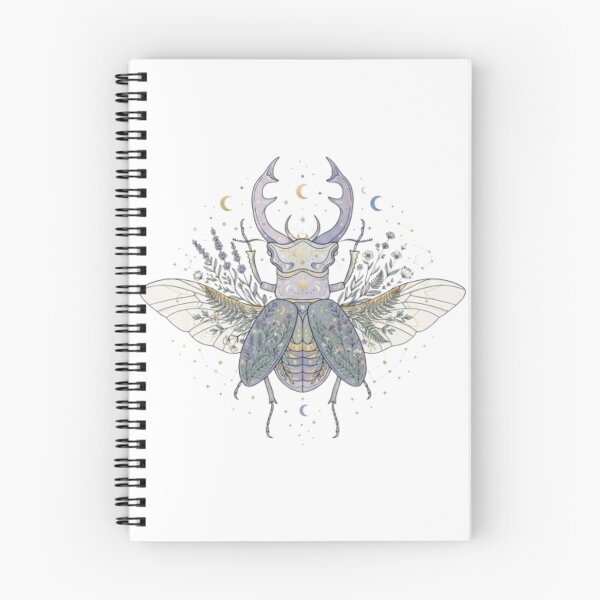 Item preview,  Mystical Beetle Botanical Celestial Watercolor Art designed and sold by TheMinimalFrame.
