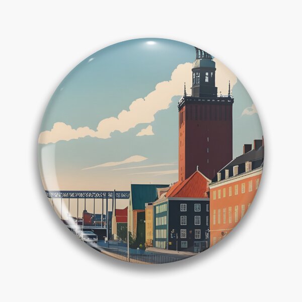 Item preview, Copenhagen Denmark Vintage Travel Tourism designed and sold by TravelersGems.