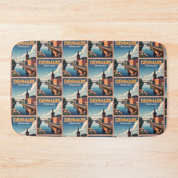 Item preview, Copenhagen Denmark Vintage Travel Tourism designed and sold by TravelersGems.