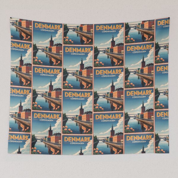 Item preview, Copenhagen Denmark Vintage Travel Tourism designed and sold by TravelersGems.