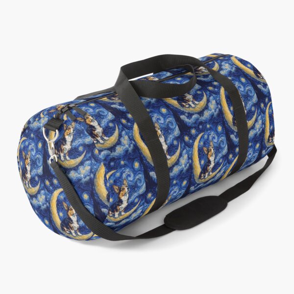 Item preview, Funny Tri Color Corgi Starry Night Painting Cute Moon Stars Mom Dad Kids designed and sold by FurryHavenPH.