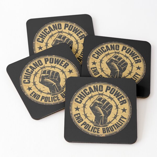 Item preview, Chicano Power End Police Brutality designed and sold by DIRTYDUNNZ.