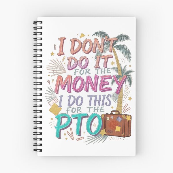 Item preview, I Do This For The PTO | Retro Vacation Design designed and sold by DIJAKIM.