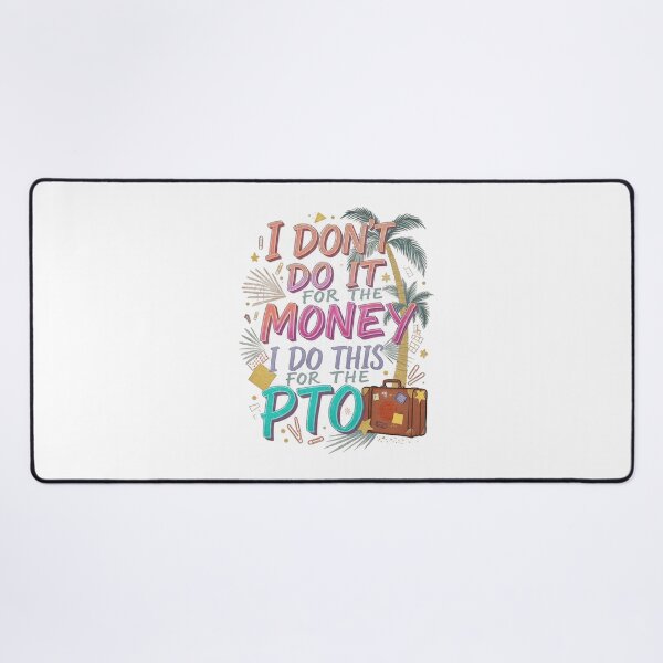Item preview, I Do This For The PTO | Retro Vacation Design designed and sold by DIJAKIM.