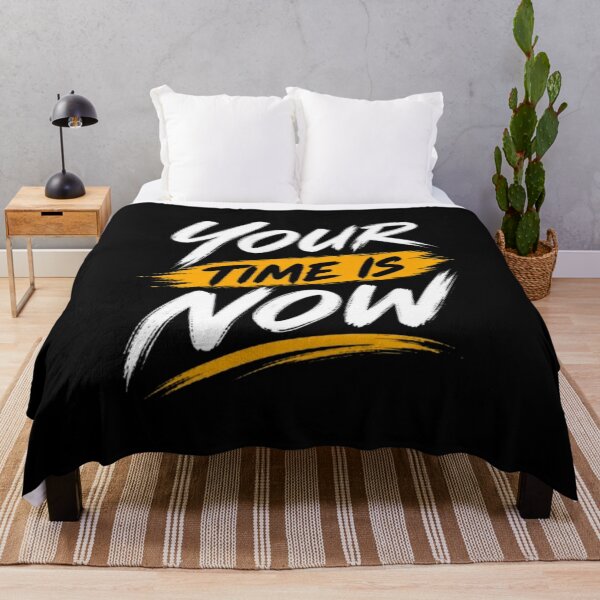 Item preview, Your Time Is Now Motivational Quote | Inspirational Typography Design designed and sold by v6ziix.