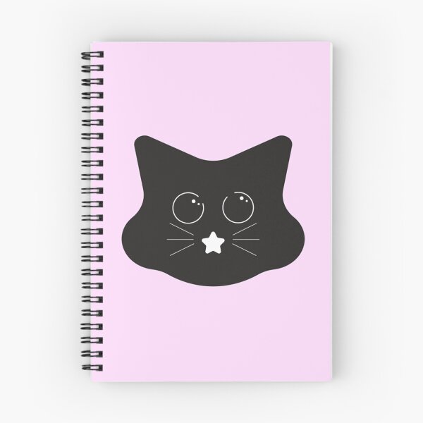 Item preview, black cat face boba chibi cute rounded whimsical twee design #9 designed and sold by Kyna Arts.