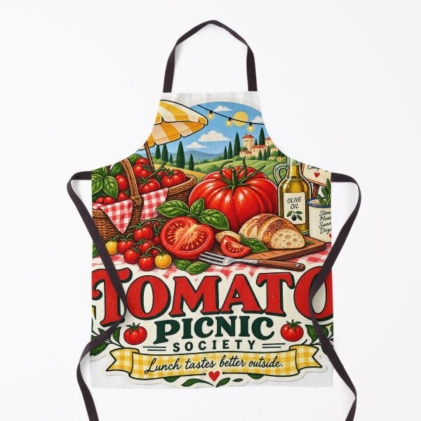 Item preview, Tomato Picnic Society – Lunch Tastes Better Outside designed and sold by Odd Hours Studio.
