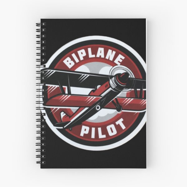 Item preview, biplane pilot designed and sold by PilotandPlane.