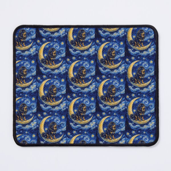 Item preview, Funny Tibetan Mastiff Starry Night Painting Cute Moon Stars Mom Dad Kids designed and sold by FurryHavenPH.