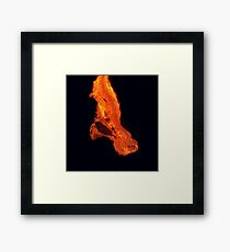 Lava Flow at Kalapana 3 Framed Print
